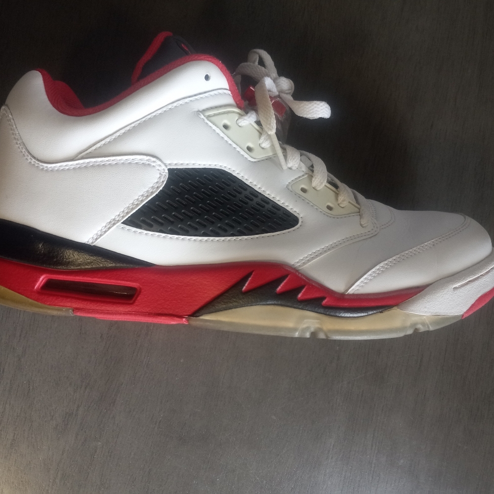 Retro Jordan 5 Low Fire Red Size 11.5 - Picture 8 of 11
